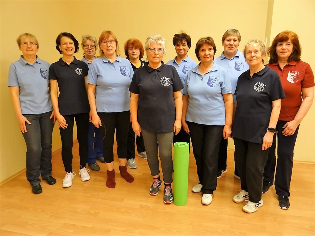 Gruppenfoto der Gymnastikgruppe des OHC Bernstadt
