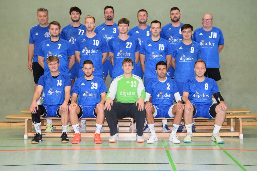 Mannschaftsbild der 1. Männer des OHC Bernstadts - Saison 2025/2026
